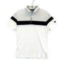 DESCENTE GOLF デサントゴルフ 半袖ポロシャツ ホワイト系 M 【中古】ゴルフウェア メンズ(4)