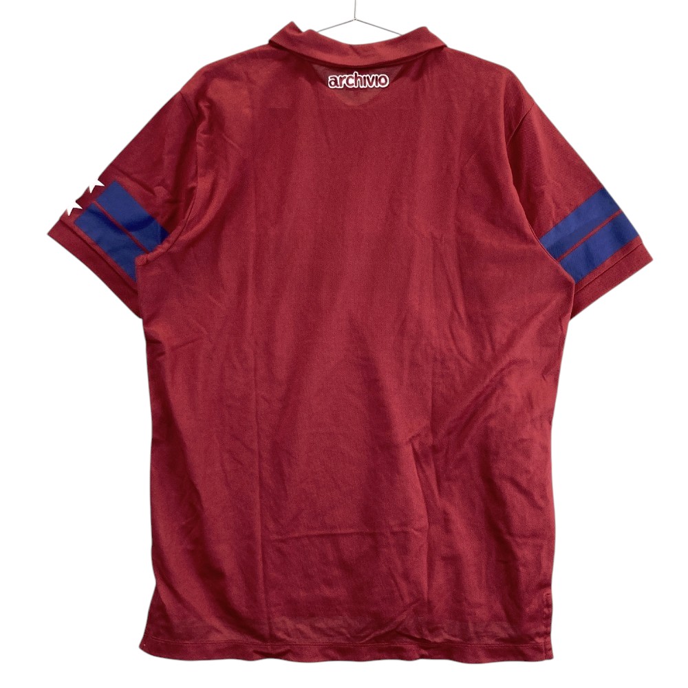ARCHIVIO アルチビオ 半袖ポロシャツ レッド系 50 【中古】ゴルフウェア メンズ