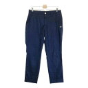 ROUGH&SWELL ラフアンドスウェル ロングパンツ ネイビー系 L 【中古】ゴルフウェア メンズ(4)