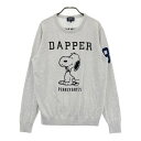 PEARLY GATES パーリーゲイツ ×PEANUTS ニットセーター グレー系 4 【中古】ゴルフウェア メンズ