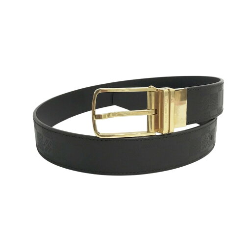 LOUIS VUITTON ルイ ヴィトン M9675 サンチュール ボストン ベルト ダミエアンフィニ ブラウン系 85/34 【中古】メンズ LOUIS VUITTON ルイ ヴィトン M9675 サンチュール ボストン ベルト ダミエアンフィニ ブラウン系 85/34 【中古】メンズ