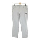 ADIDAS GOLF アディダスゴルフ HT6854 2023年モデル ストレッチパンツ スリーストライプ グレー系 88 【中古】ゴルフウェア メンズ(4)