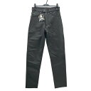 ZawaKita/ザワキタ 牛革 ライディングレザーパンツ ブラック系 30 【中古】バイクウェア メンズ