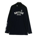 ADMIRAL アドミラル ハイネック 長袖Tシャツ ブラック系 L 【中古】ゴルフウェア メンズ(4)