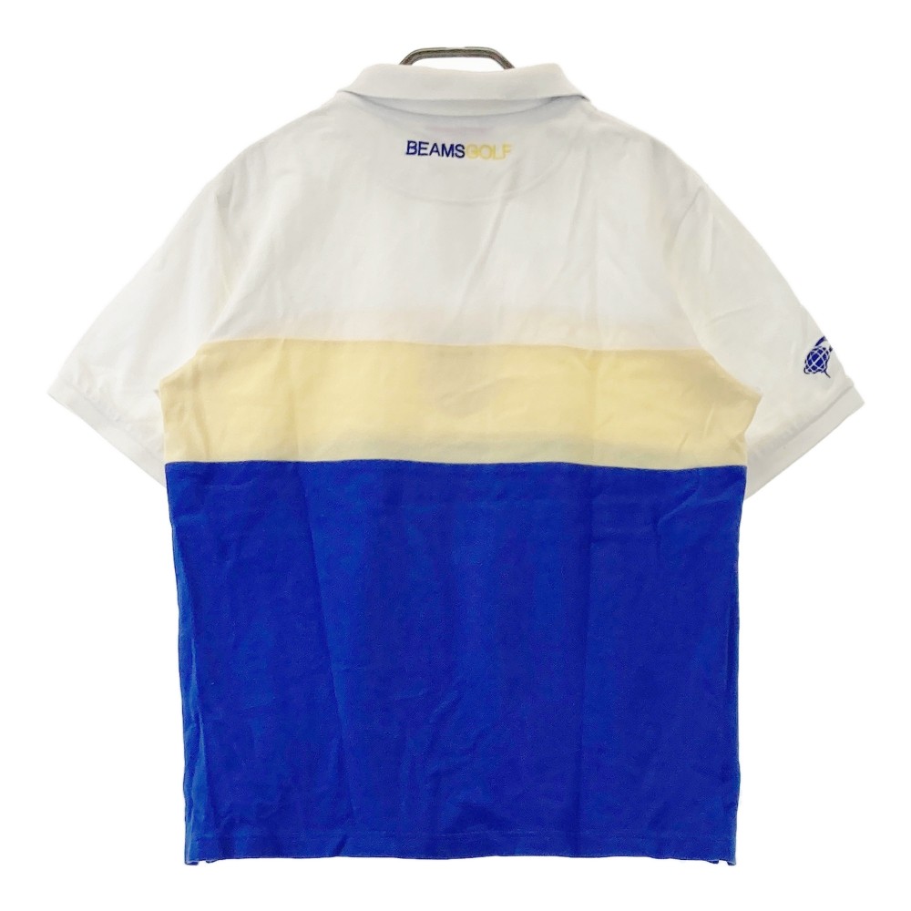 BEAMS GOLF ビームスゴルフ 半袖ポロシャツ ネイビー系 L 【中古】ゴルフウェア メンズ