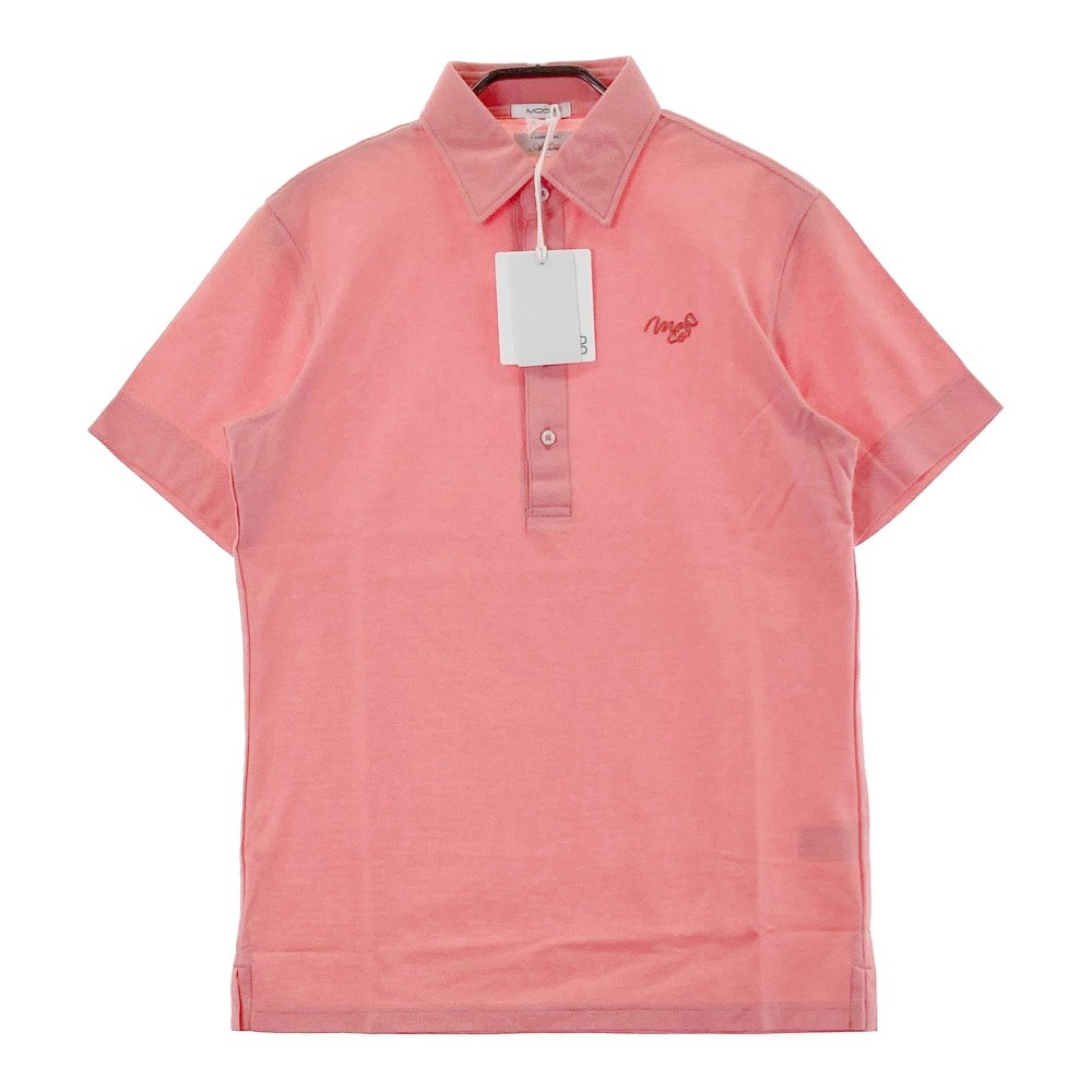MOCO モコ 21-2201240 半袖ポロシャツ レッド系 48 【中古】ゴルフウェア メンズ