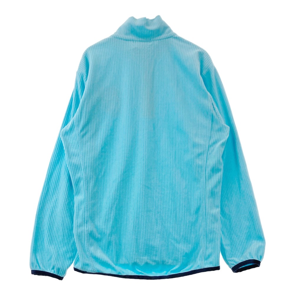 DANCE WITH DRAGON ダンスウィズドラゴン 起毛 ハーフジップ 長袖Tシャツ ブルー系 3 【中古】ゴルフウェア メンズ