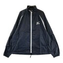 MIZUNO GOLF ミズノゴルフ 2way レインウェア 上下セットアップ ブラック系 LL 【中古】ゴルフウェア メンズ