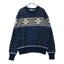 Polo by Ralph Lauren ポロ バイ ラルフ ローレン ニットセーター ノルディック柄 ネイビー系 M 【中古】メンズ