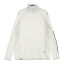 ROSASEN ロサーセン ハイネック 長袖Tシャツ ホワイト系 L 【中古】ゴルフウェア メンズ(4)