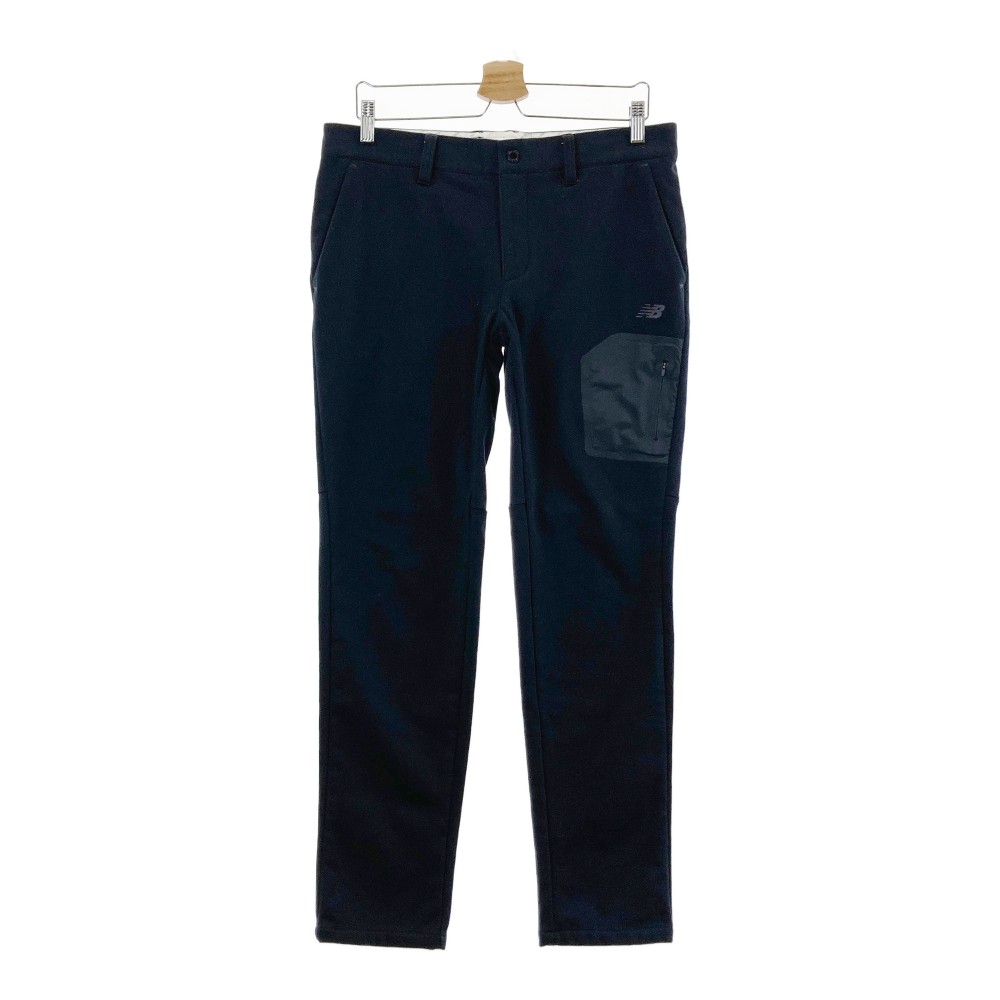 NEW BALANCE GOLF ニューバランス 裏起毛 ロングパンツ ブラック系 5 【中古】ゴルフウェア メンズ