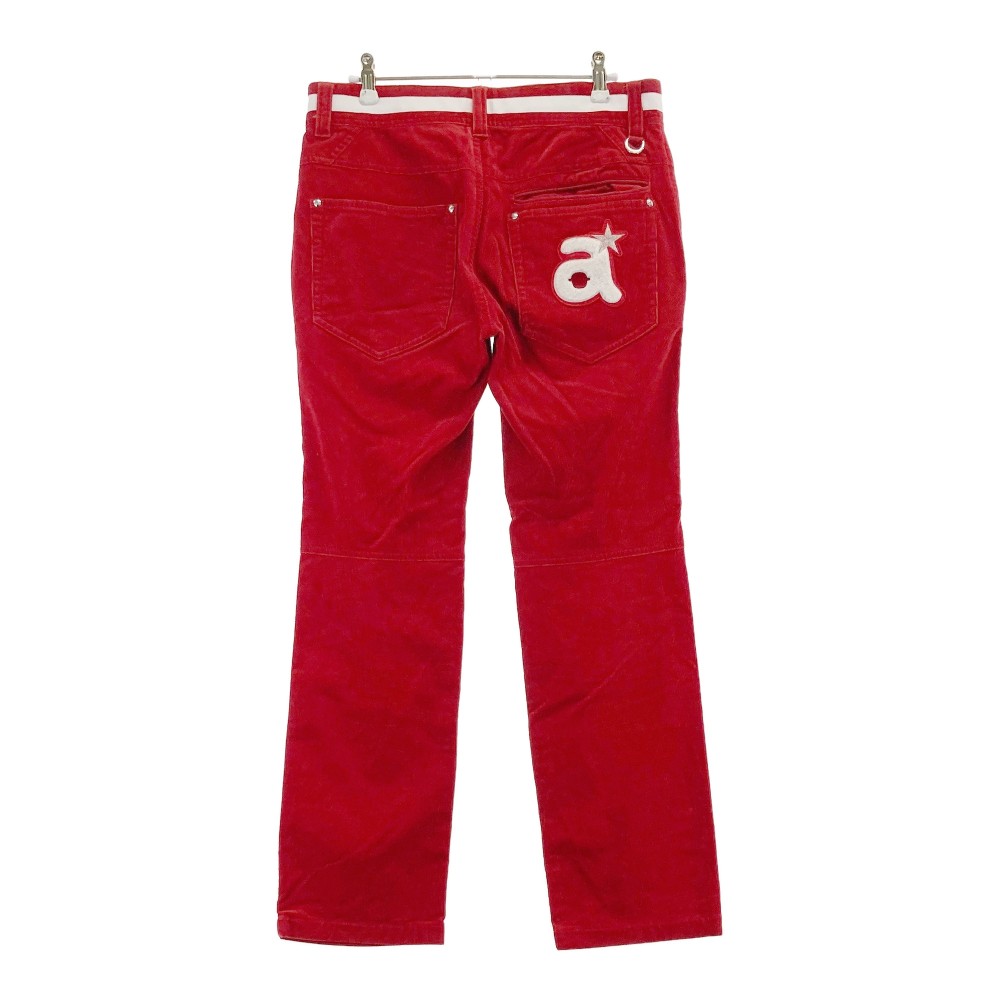 ARCHIVIO アルチビオ コーデュロイパンツ レッド系 46 【中古】ゴルフウェア メンズ