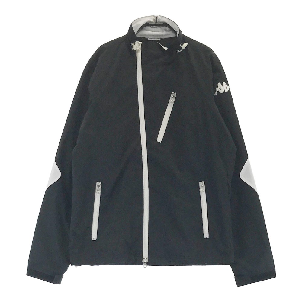 KAPPA GOLF カッパゴルフ 裏メッシュ ジップジャケット ブラック系 M 【中古】ゴルフウェア メンズ