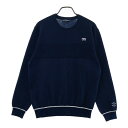 ROSASEN ロサーセン 044-12211 ニットセーター ネイビー系 LL 【中古】ゴルフウェア メンズ