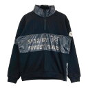 SY32 BY SWEET YEARS GOLF エスワイサーティトゥ ハーフジップ 長袖ニットセーター ブラック系 L 【中古】ゴルフウェア メンズ