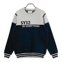 SY32 BY SWEET YEARS GOLF エスワイサーティトゥ 長袖ニットセーター ブラック系 L 【中古】ゴルフウェア メンズ