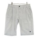 LE COQ GOLF ルコックゴルフ 2023年 ハーフパンツ チェック グレー系 L 【中古】ゴルフウェア メンズ(4)