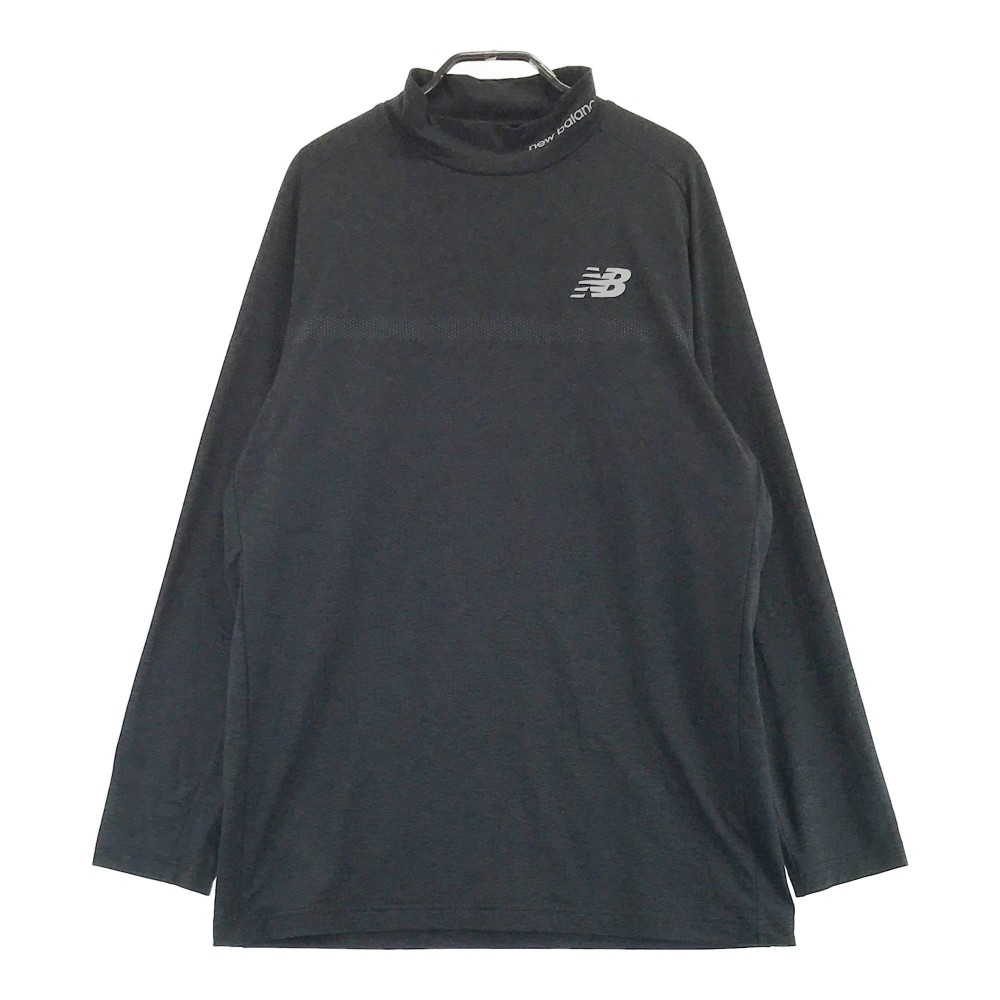 NEW BALANCE GOLF ニューバランス ハイネック 長袖Tシャツ グレー系 7 【中古】ゴルフウェア メンズ