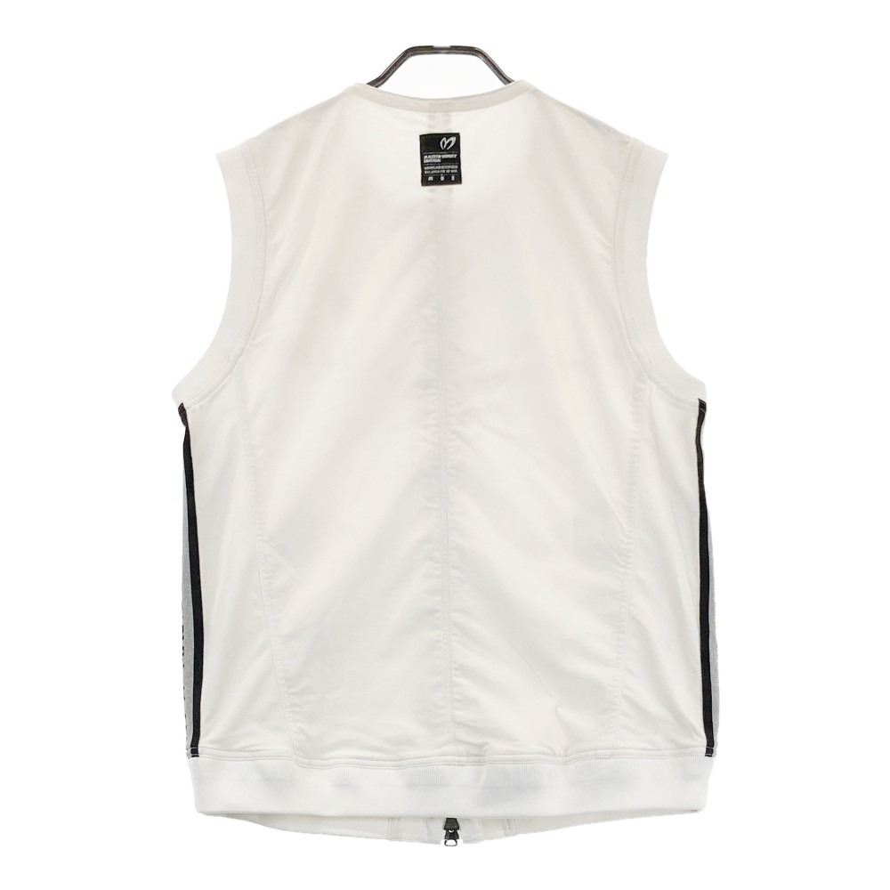MASTER BUNNY EDITION マスターバニーエディション ジップベスト ホワイト系 6 【中古】ゴルフウェア メンズ