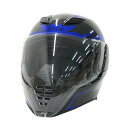icon アイコン AIRFLITE CROSSLINK フルフェイスヘルメット ブルー ブラック系 2XL 【中古】バイクウェア