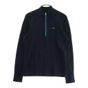 THE WARP BY ENNERRE ザ ワープ バイ エネーレ ハーフジップ ニットセーター ブラック系 L 【中古】ゴルフウェア メンズ