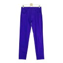 CHERVO シェルボ ナイロンストレッチパンツ パープル系 48 【中古】ゴルフウェア メンズ(4)