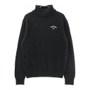 CALLAWAY キャロウェイ ウール混 タートルネック ニットセーター ブラック系 M 【中古】ゴルフウェア メンズ