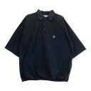 MUNSING WEAR マンシングウェア 2024年モデル 半袖ポロシャツ ブラック系 XL 【中古】ゴルフウェア メンズ(4)