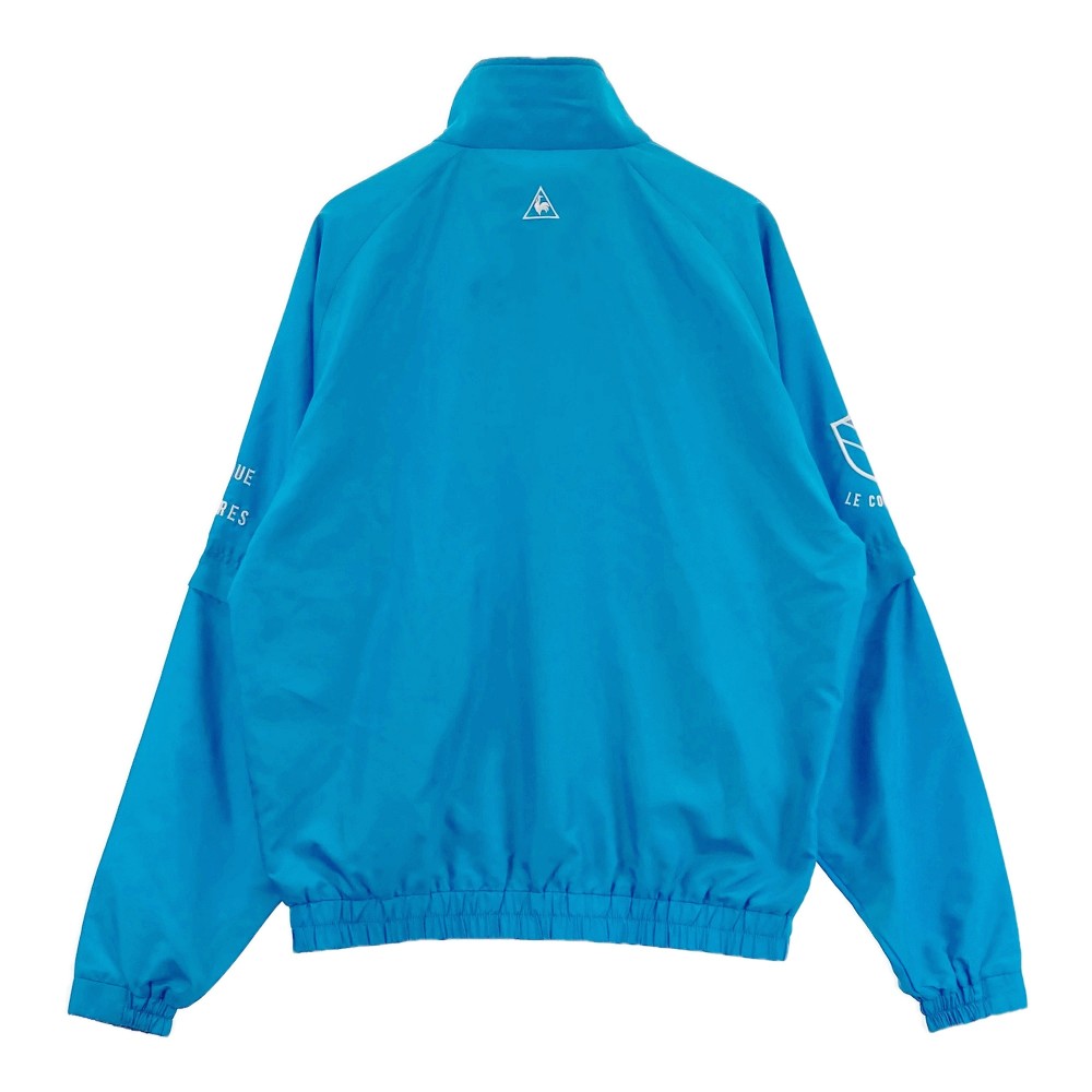 LE COQ GOLF ルコックゴルフ 裏メッシュ 2way ジップジャケット ブルー系 M 【中古】ゴルフウェア メンズ