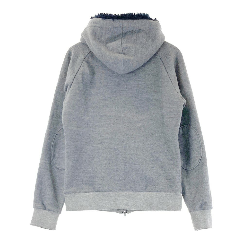 MASTER BUNNY EDITION マスターバニーエディション ボア フード付 長袖ジップジャケット グレー系 1 【中古】ゴルフウェア メンズ