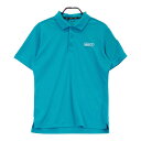 ADIDAS GOLF アディダスゴルフ 半袖ポロシャツ ブルー系 L 【中古】ゴルフウェア メンズ(4)