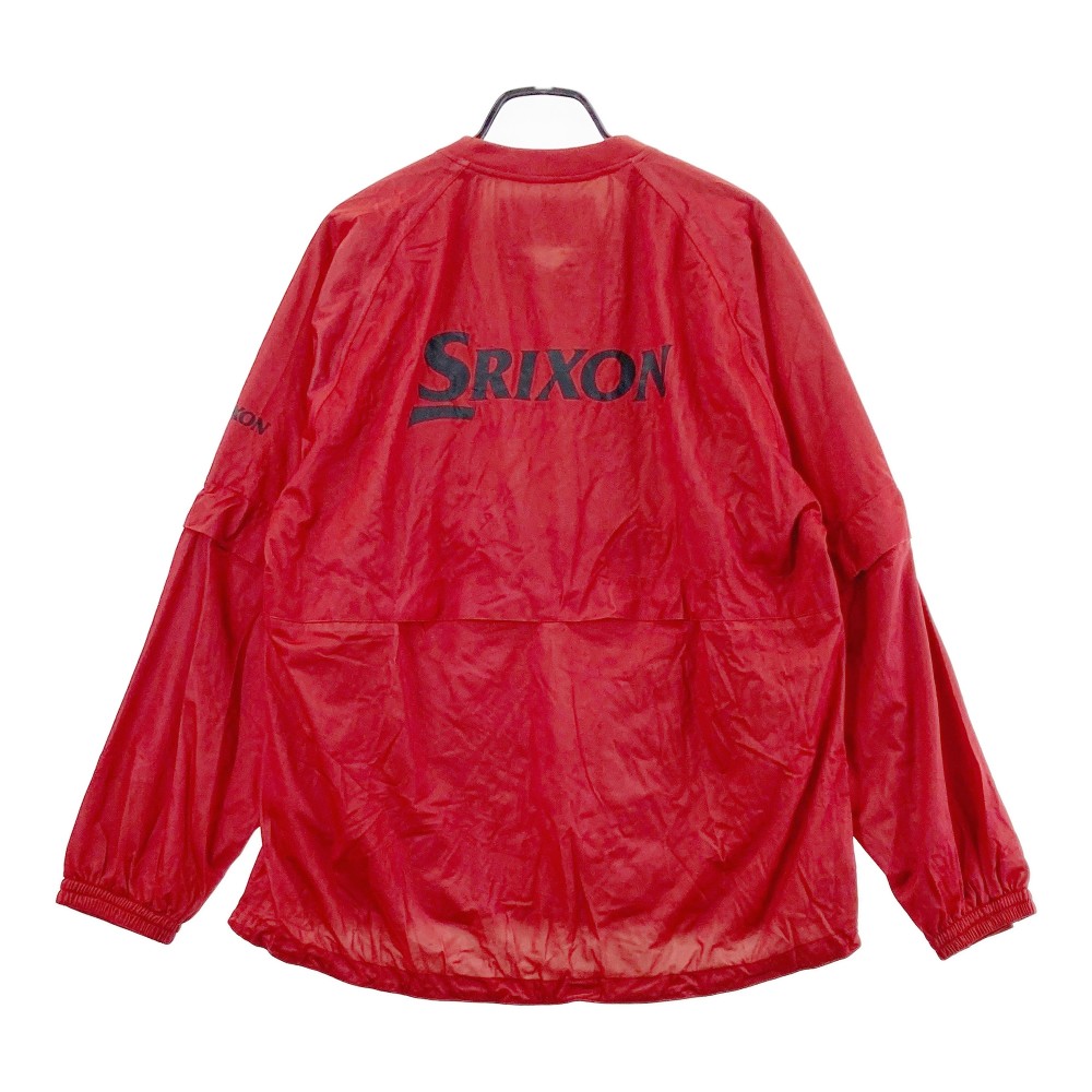 SRIXON スリクソン 2WAYナイロンブルゾン レッド系 LL 【中古】ゴルフウェア メンズ