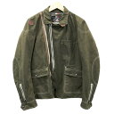 KUSHITANI クシタニ K-2317 スワンクジャケット カーキ系 M 【中古】バイクウェア メンズ