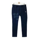 AND PER SE アンパスィ ロングパンツ ネイビー系 LL 【中古】ゴルフウェア メンズ(4)