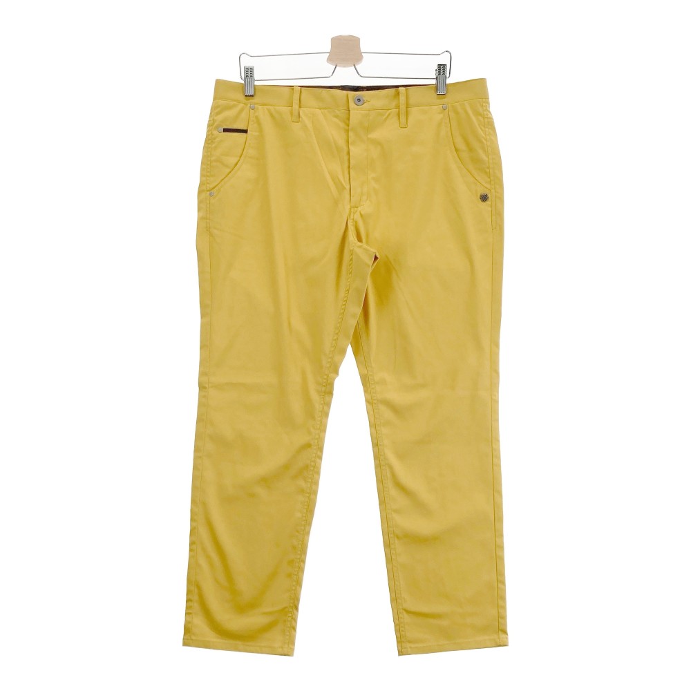 ST ANDREWS セントアンドリュース ストレッチパンツ イエロー系 3L 【中古】ゴルフウェア メンズ