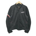 KOMINE コミネ JK-100 プロテクト フルメッシュジャケット ブラック系 2XL 【中古】バイクウェア メンズ