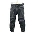 DAINESE ダイネーゼ レザーパンツ P.PONY C2 ブラック系 46 【中古】バイクウェア メンズ