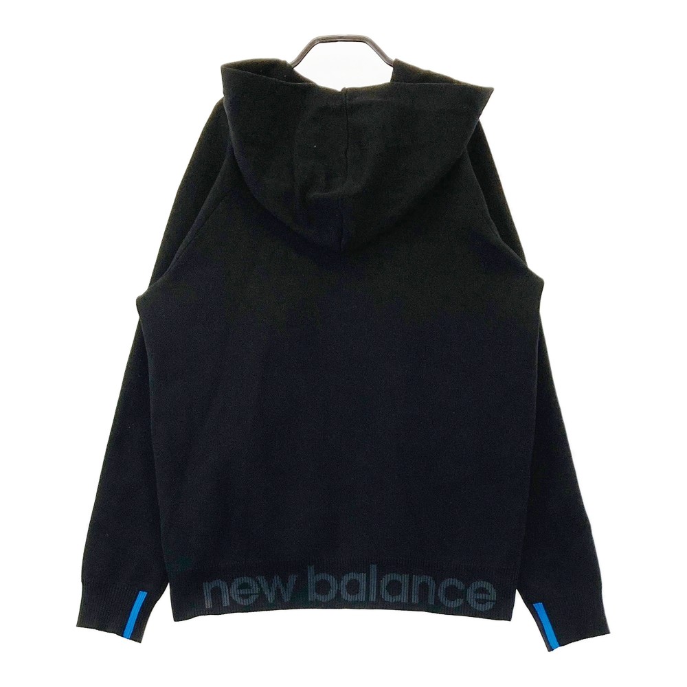NEW BALANCE GOLF ニューバランス ニット ジップパーカー ジャケット ブラック系 5 【中古】ゴルフウェア メンズ