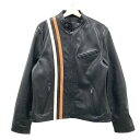 Liugoo Leathers リューグーレザーズ レザージャケット ブラック系 2L 【中古】バイクウェア メンズ