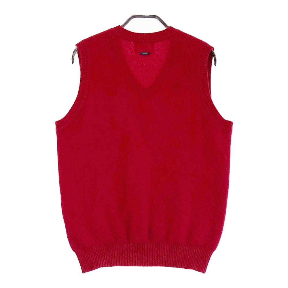 MASTER BUNNY EDITION マスターバニーエディション カシミヤ ニット ベスト レッド系 4 【中古】ゴルフウェア メンズ