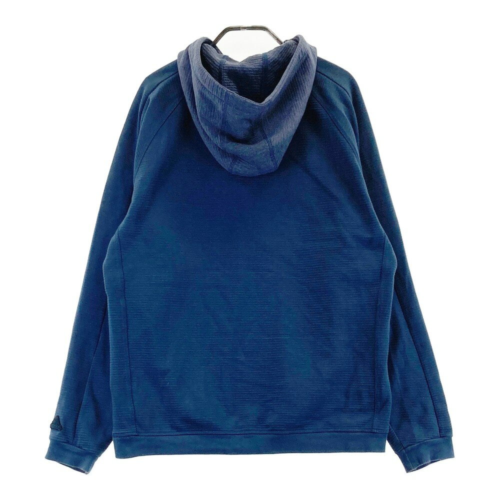 ADIDAS GOLF アディダスゴルフ パーカー ネイビー系 L 【中古】ゴルフウェア メンズ