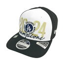 NEW ERA ニューエラ ドジャース ワールドシリーズ チャンピオン キャップ ブラック系 ONE SIZE 【中古】メンズ