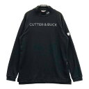 CUTTER&BUCK カッターアンドバック ハイネック長袖Tシャツ ブラック系 L 【中古】ゴルフウェア メンズ(4)