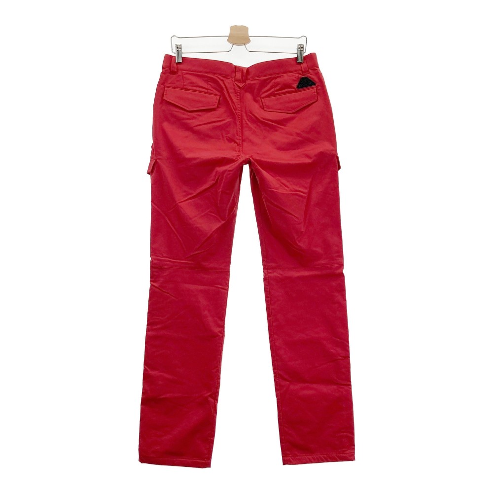 KAPPA GOLF カッパゴルフ 裏メッシュ ロングパンツ レッド系 L 【中古】ゴルフウェア メンズ