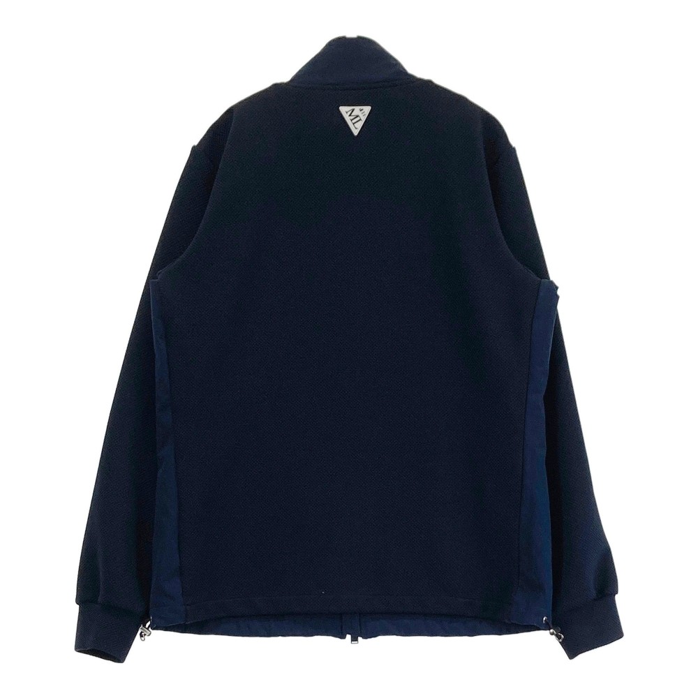 MARK&LONA マークアンドロナ 切替ジップジャケット ネイビー系 46 【中古】ゴルフウェア メンズ