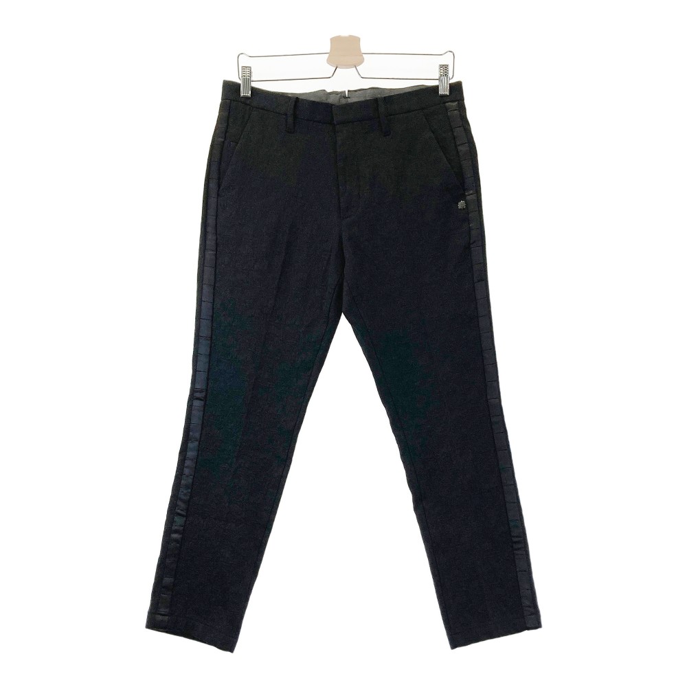 ST ANDREWS セントアンドリュース ラメジャガード パンツ 総柄 ブラック系 M 【中古】ゴルフウェア メンズ