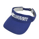 JACK BUNNY ジャックバニー サンバイザー ブルー系 FR 【中古】ゴルフウェア(4)