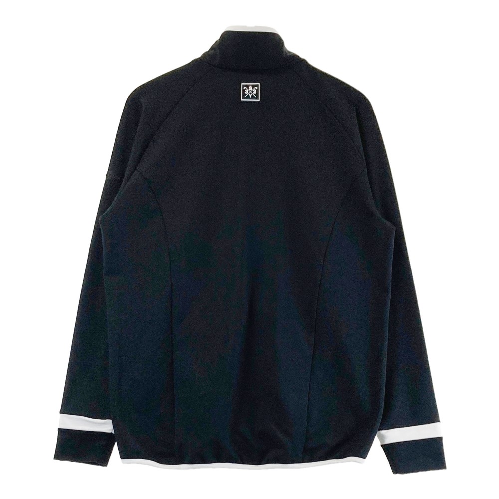 SY32 BY SWEET YEARS GOLF エスワイサーティトゥ 長袖ジップジャケット プリント ブラック系 L 【中古】ゴルフウェア メンズ