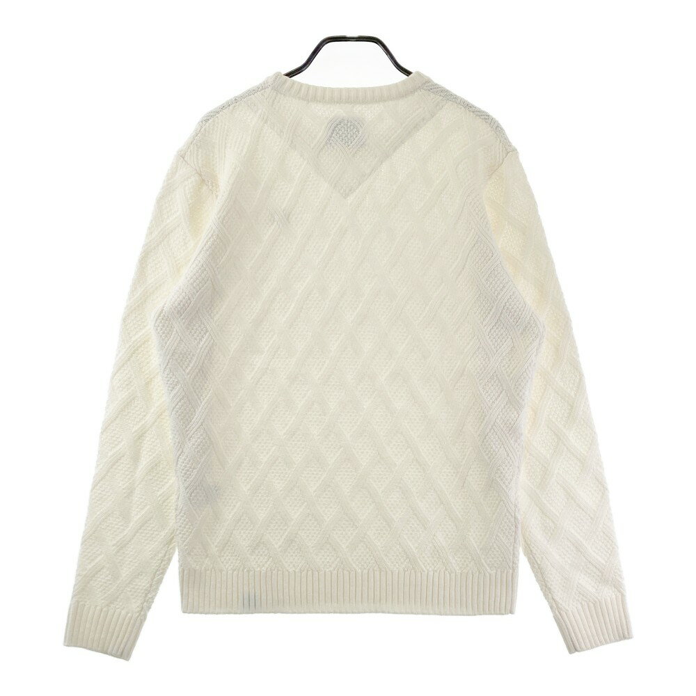 TRAVIS MATHEW トラビスマシュー ニットセーター ホワイト系 XL 【中古】ゴルフウェア メンズ