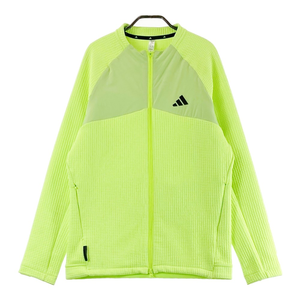ADIDAS GOLF アディダスゴルフ IT6901 2023年モデル ジップジャケット イエロー系 L 【中古】ゴルフウェア メンズ